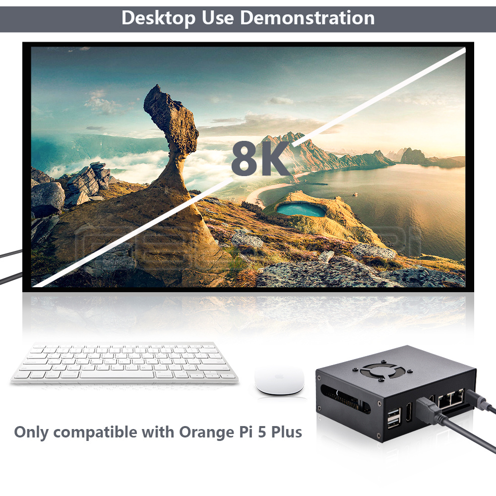 GeeekPi Orange Pi 5 Plus Case  - Orange Pi 5 Plus 32Gb recension och pris