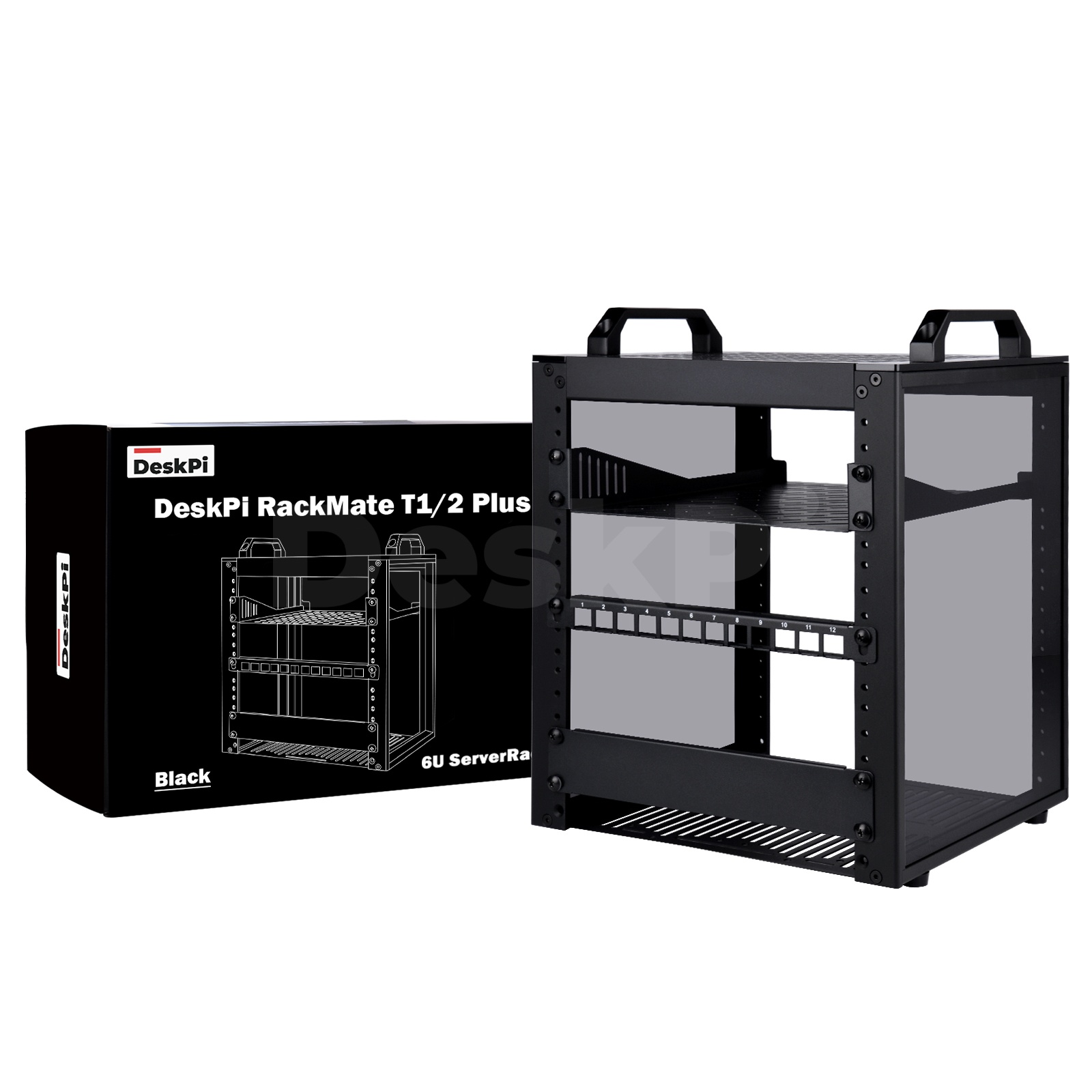 DeskPi RackMate T1/2 Plus Rack - Deskpi Super6C recension och pris