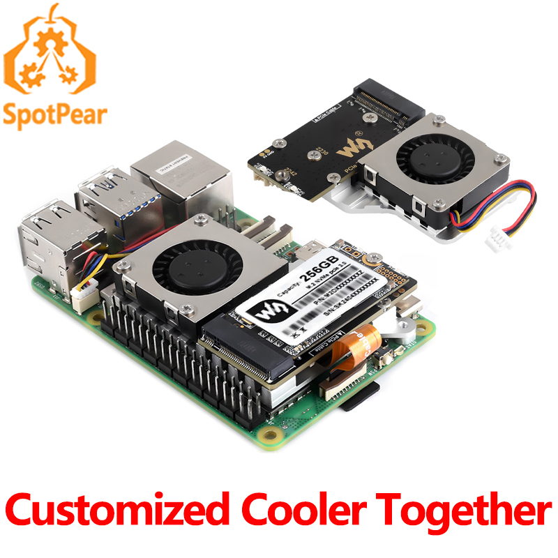 Raspberry Pi 5 PCIe to M.2 Min - Deskpi Super6C recension och pris